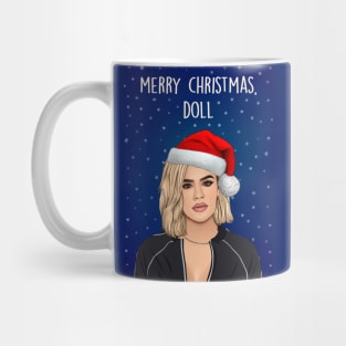 Merry Christmas doll Khloe K Mug